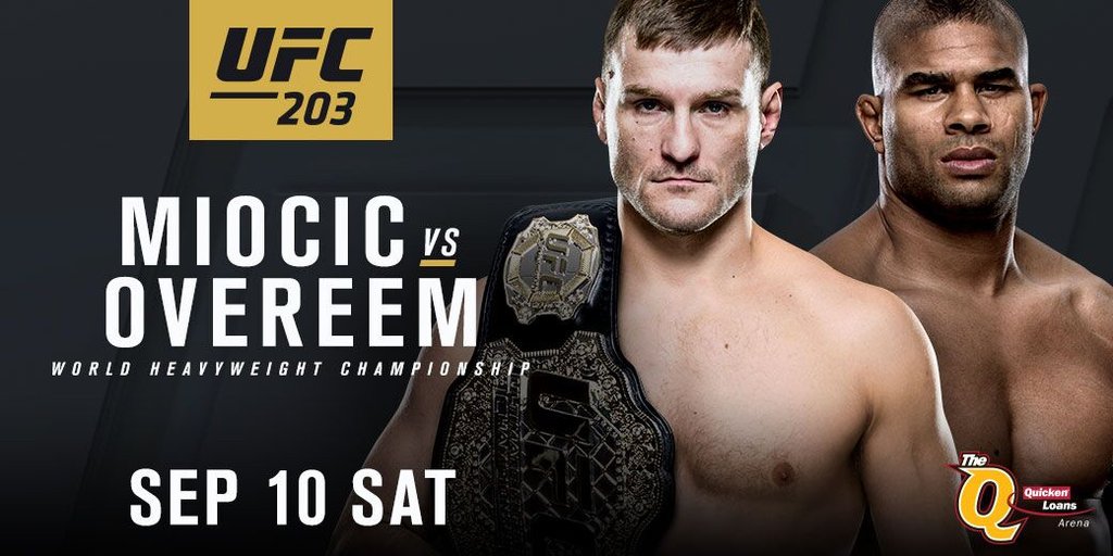 Poster/affiche UFC 203