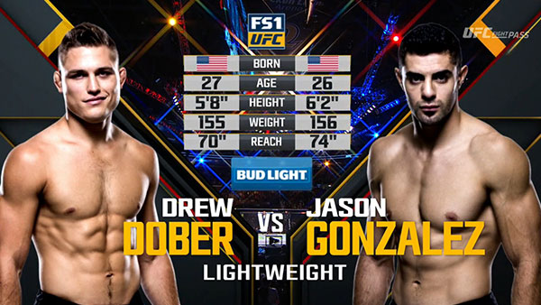 Drew Dober contre Jason Gonzalez