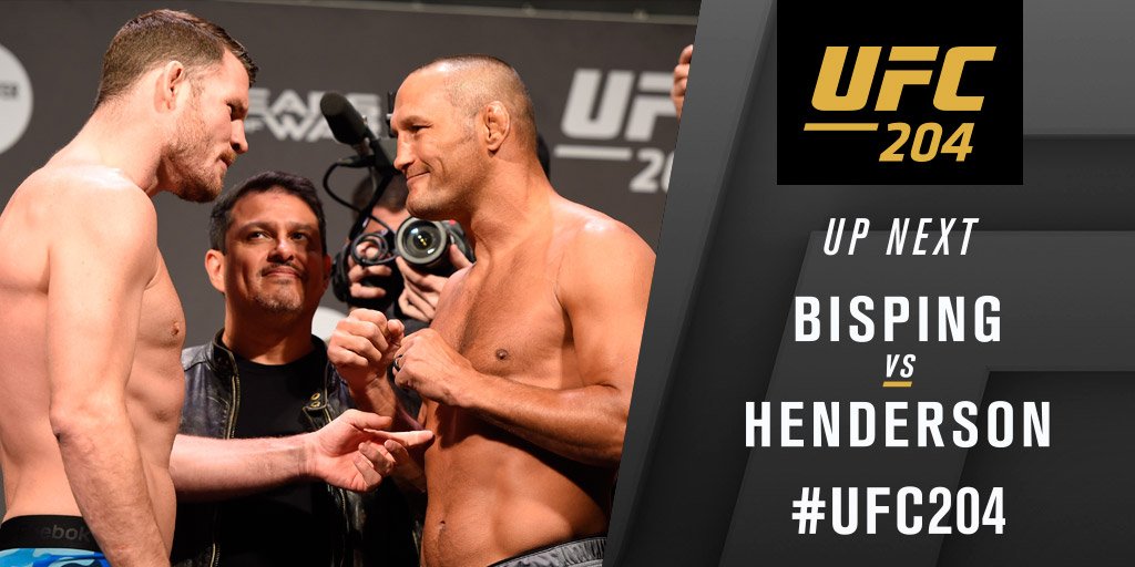 Michael Bisping contre Dan Henderson