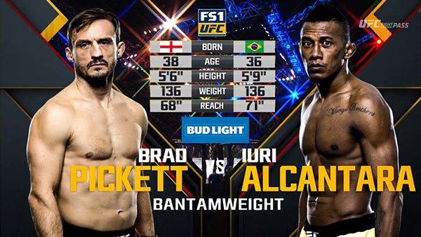 Brad Pickett contre Iuri Alcantara