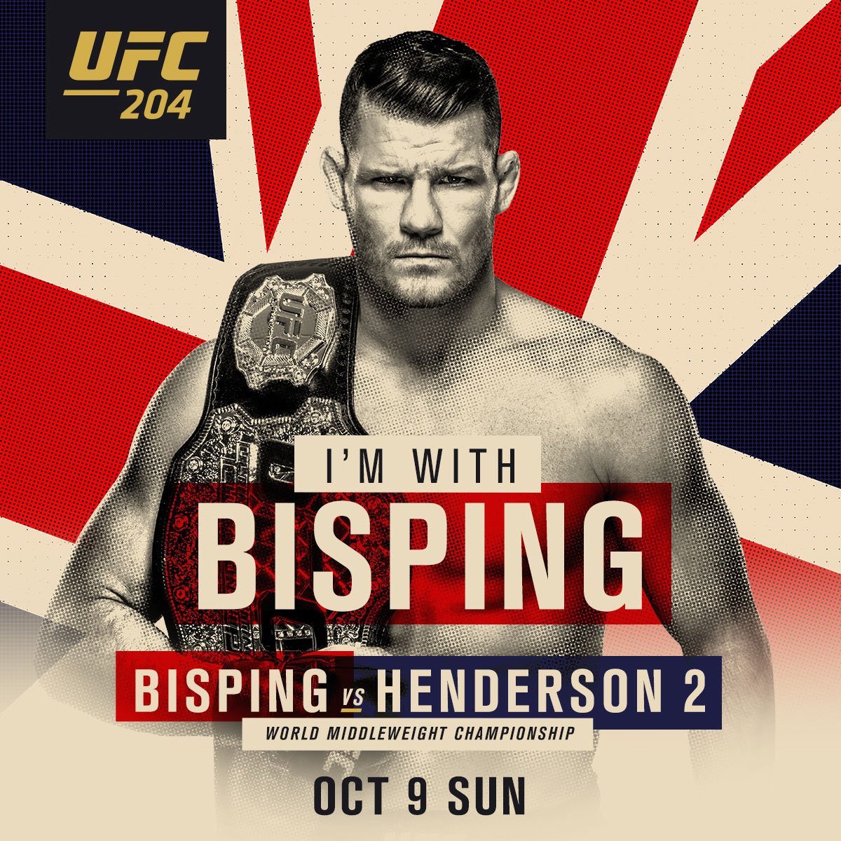 Michael Bisping contre Dan Henderson