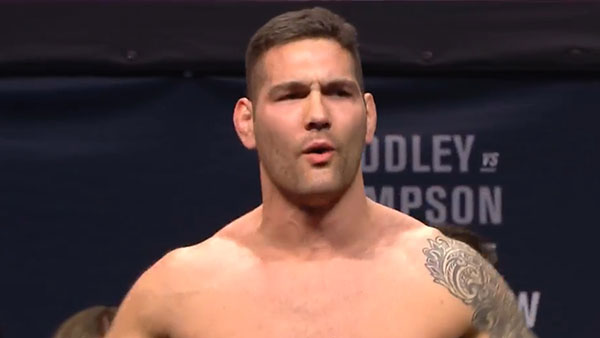 Chris Weidman contre Yoel Romero