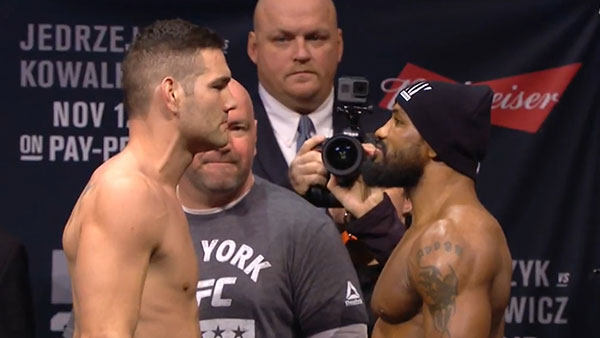 Chris Weidman contre Yoel Romero