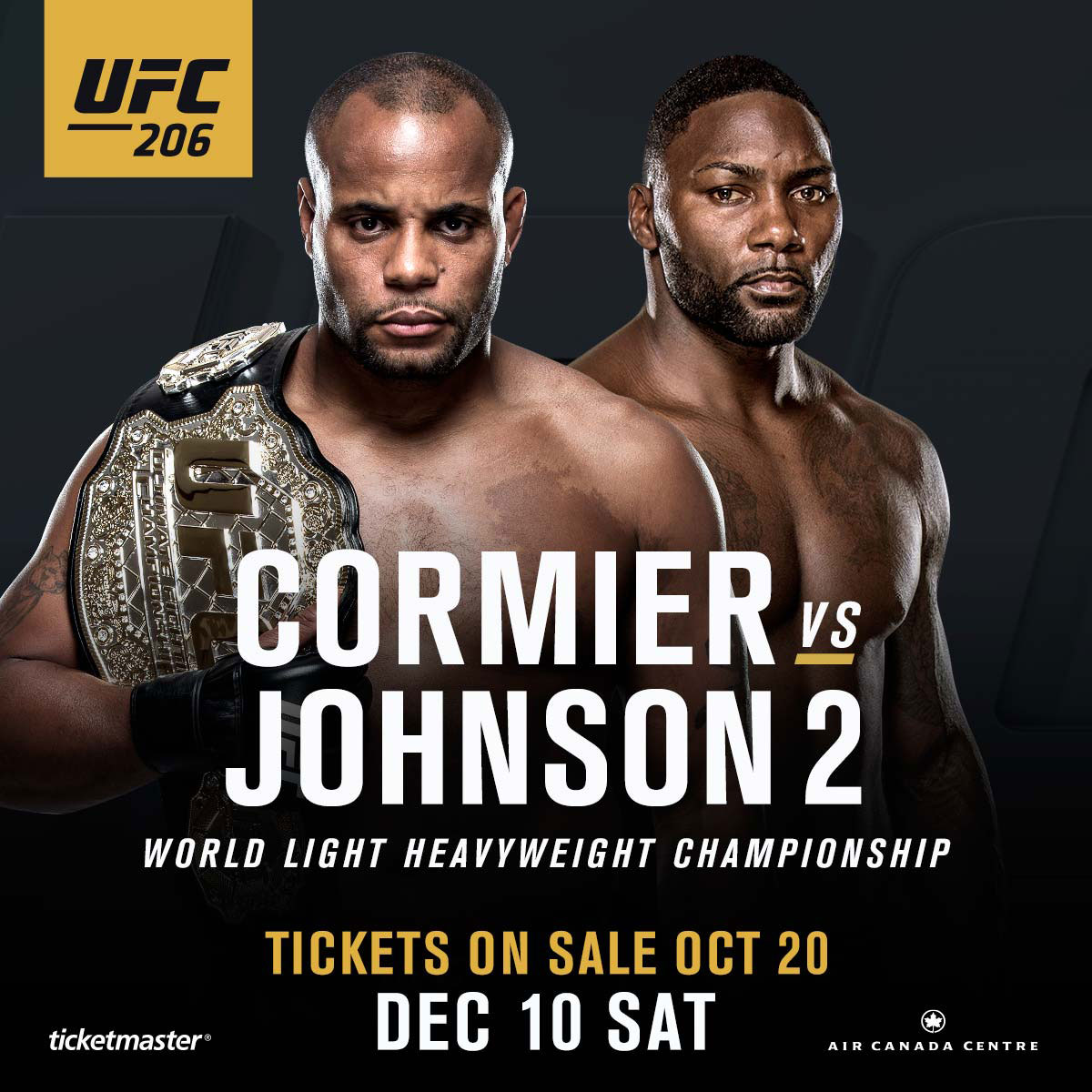 UFC 206 - Les posters et les affiches à Toronto - UFC Fans France