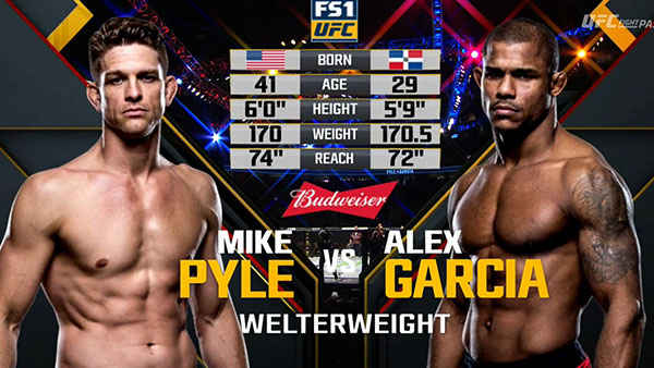 Mike Pyle contre Alex Garcia