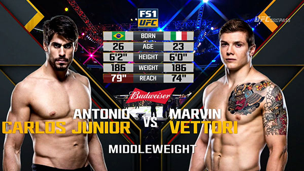 Antonio Carlos Jr contre Marvin Vettori