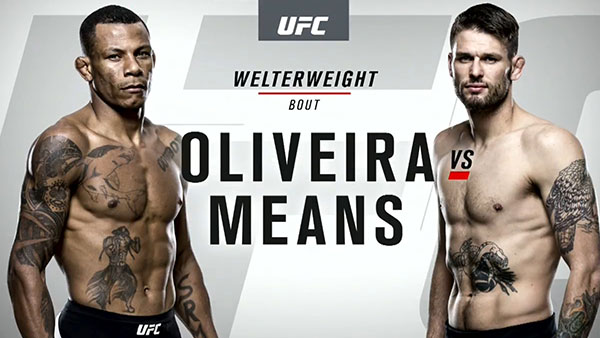 Alex Oliveira contre Tim Means