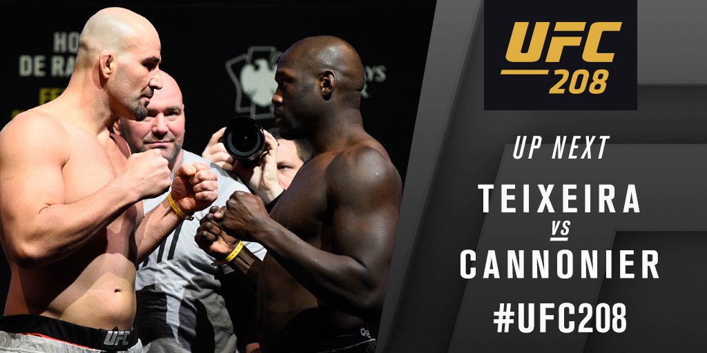 Glover Teixeira contre Jared Cannonier