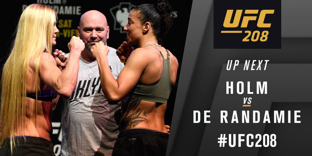 Holly Holm contre Germaine de Randamie