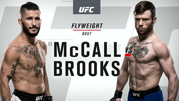 Ian McCall contre Jarred Brooks