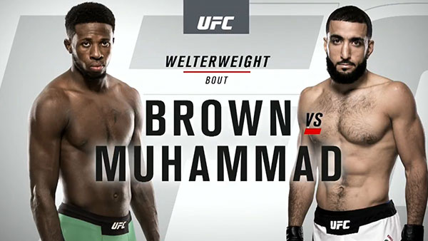 Randy Brown contre Belal Muhammad