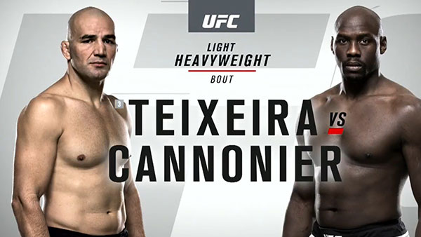 Glover Teixeira contre Jared Cannonier