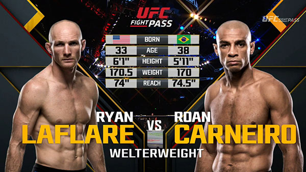 Ryan Laflare contre Roan Carneiro