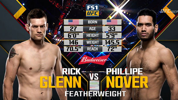 Rick Glenn contre Phillipe Nover