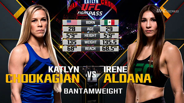 Katlyn Chookagian contre Irene Aldana