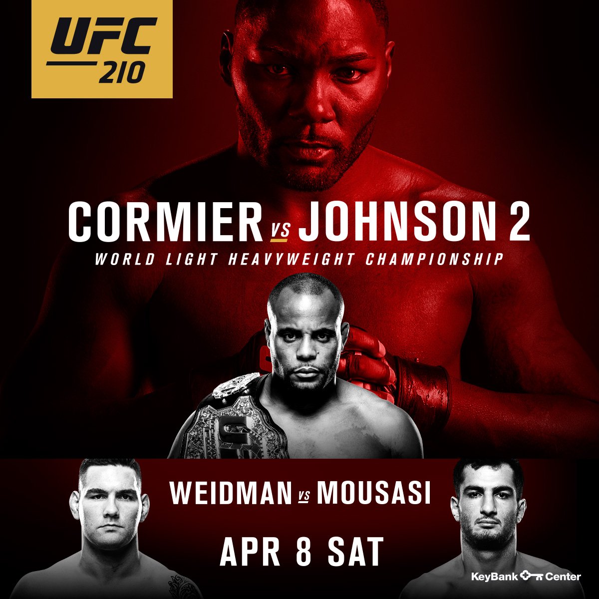 Poster/affiche UFC 210 - Buffalo