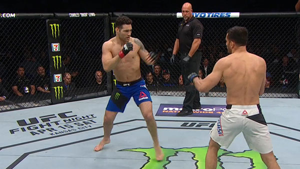 Chris Weidman contre Gerard Mousasi