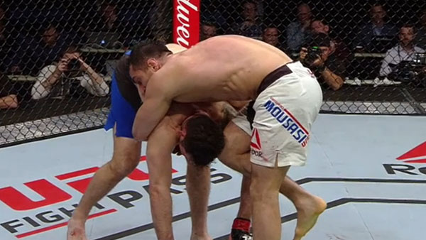 Chris Weidman contre Gerard Mousasi