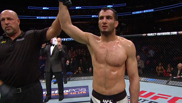 Chris Weidman contre Gerard Mousasi