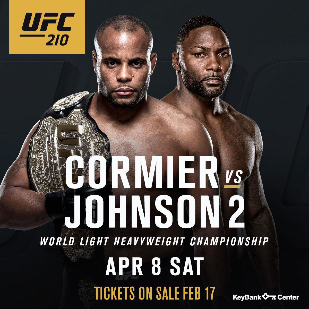 Poster/affiche UFC 210 - Buffalo
