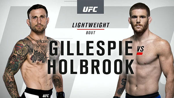 Gregor Gillespie contre Andrew Holbrook