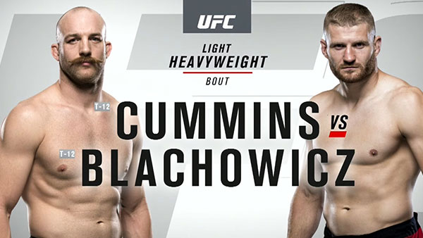 Patrick Cummins contre Jan Blachowicz