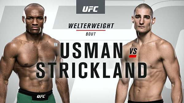 Kamaru Usman contre Sean Strickland