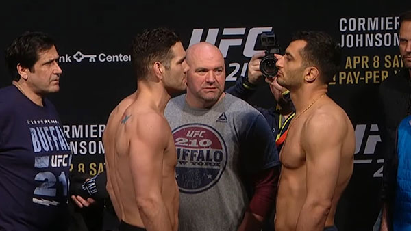 Chris Weidman contre Gerard Mousasi