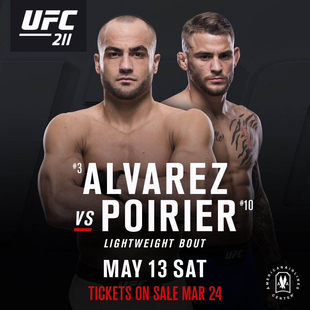 Poster/affiche UFC 211 - Dallas