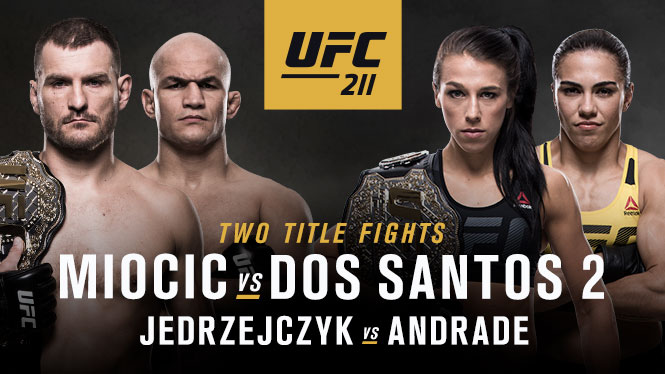 Poster/affiche UFC 211 - Dallas