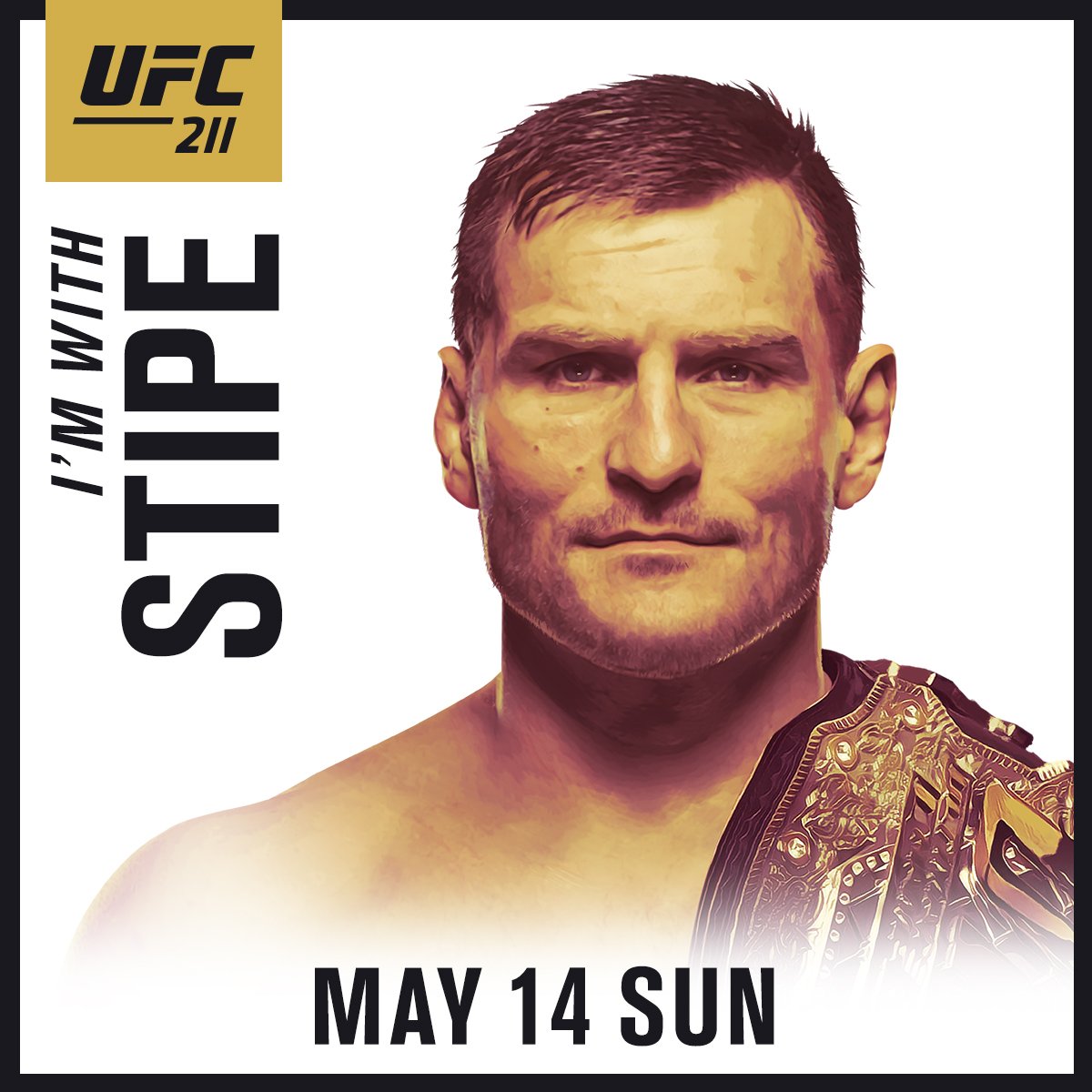 Poster/affiche UFC 211 - Dallas