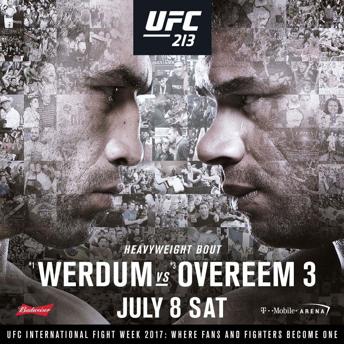 Poster/affiche UFC 213 - Vegas