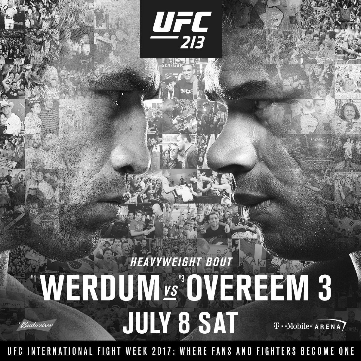 Poster/affiche UFC 213 - Vegas