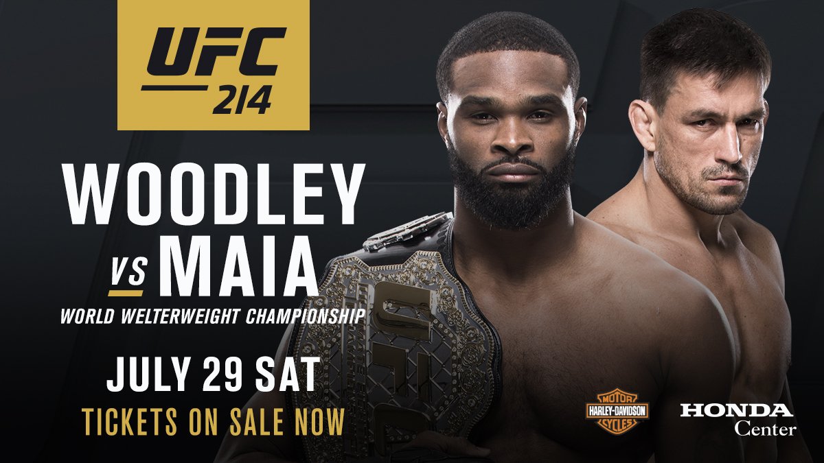 Poster/affiche UFC 214 - Anaheim