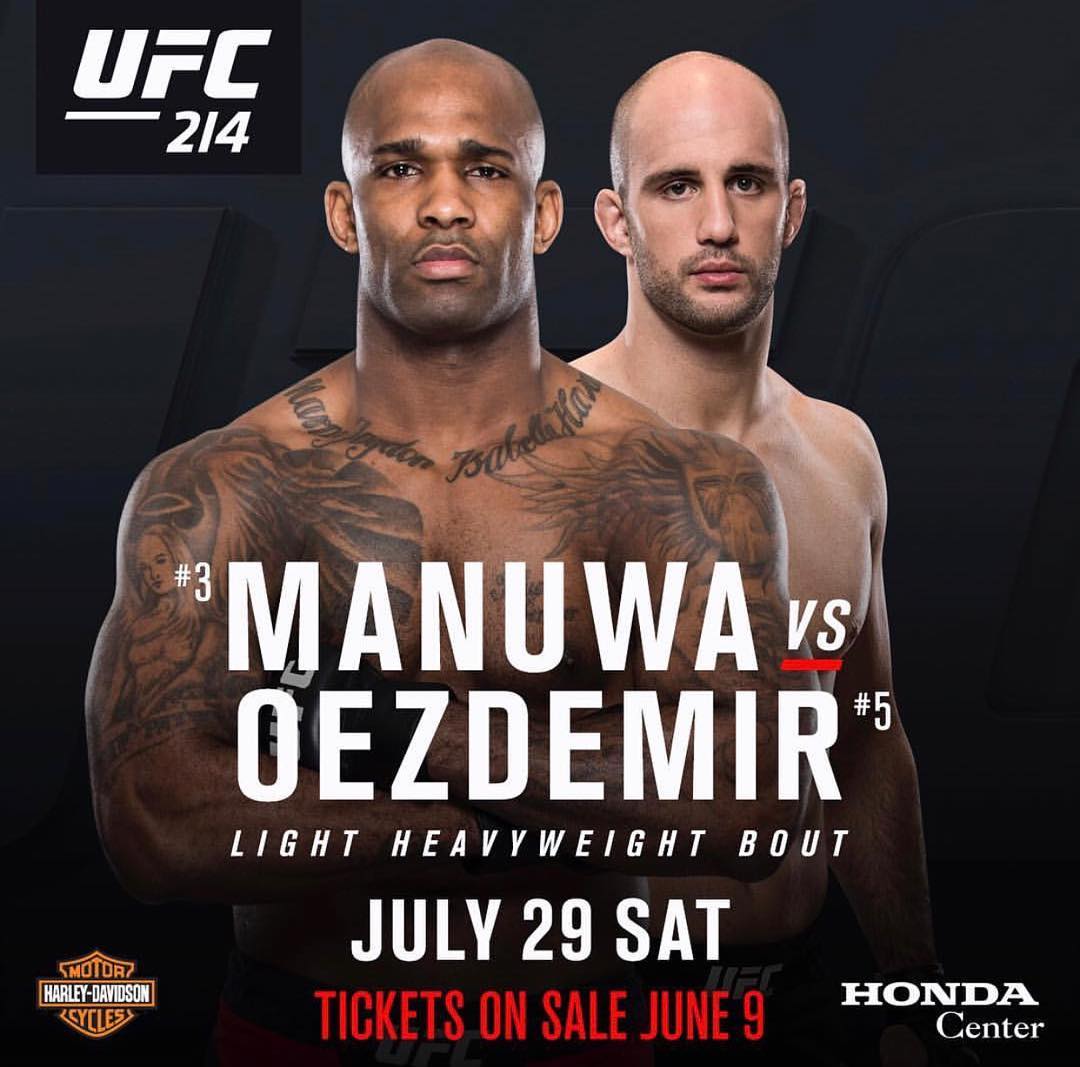 Poster/affiche UFC 214 - Anaheim