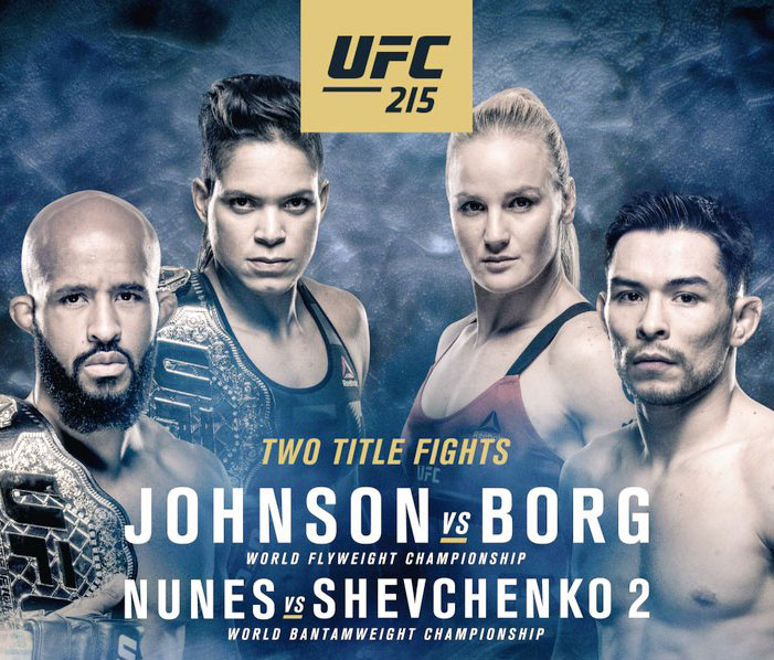 Poster/affiche UFC 215 - Edmonton