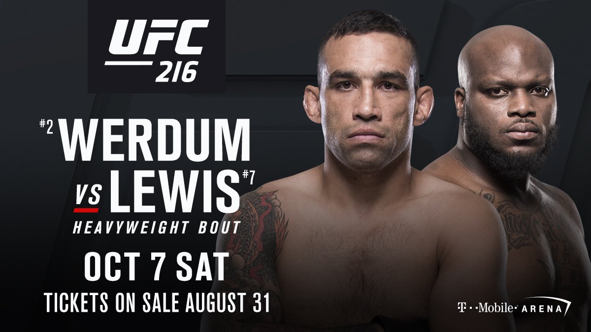 Poster/affiche UFC 216 - Vegas