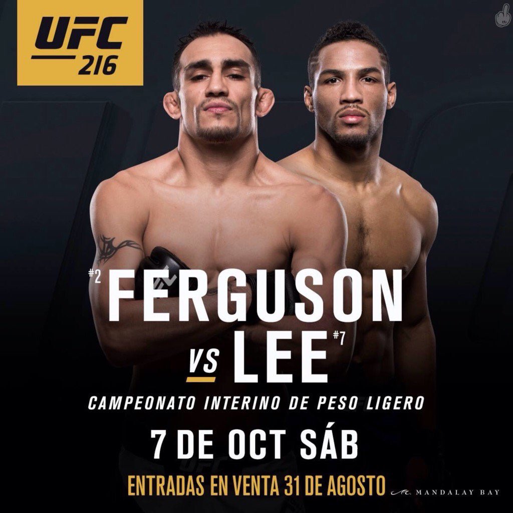 Poster/affiche UFC 216 - Vegas