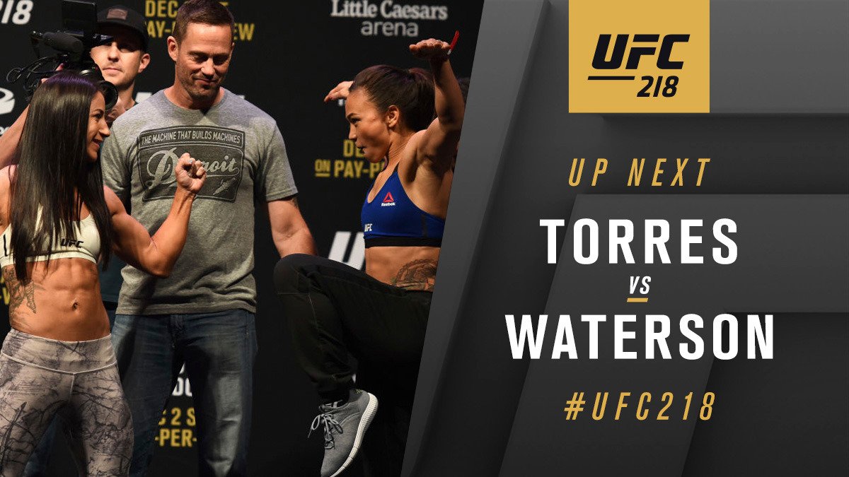 UFC 218 - Michelle Waterson contre Tecia Torres