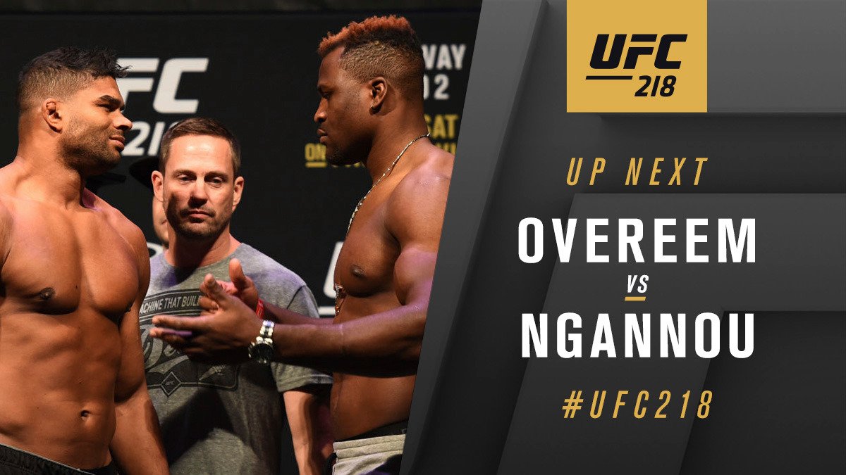 UFC 218 - Alistair Overeem contre Francis Ngannou