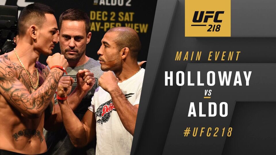 UFC 218 - Max Holloway contre Jose Aldo