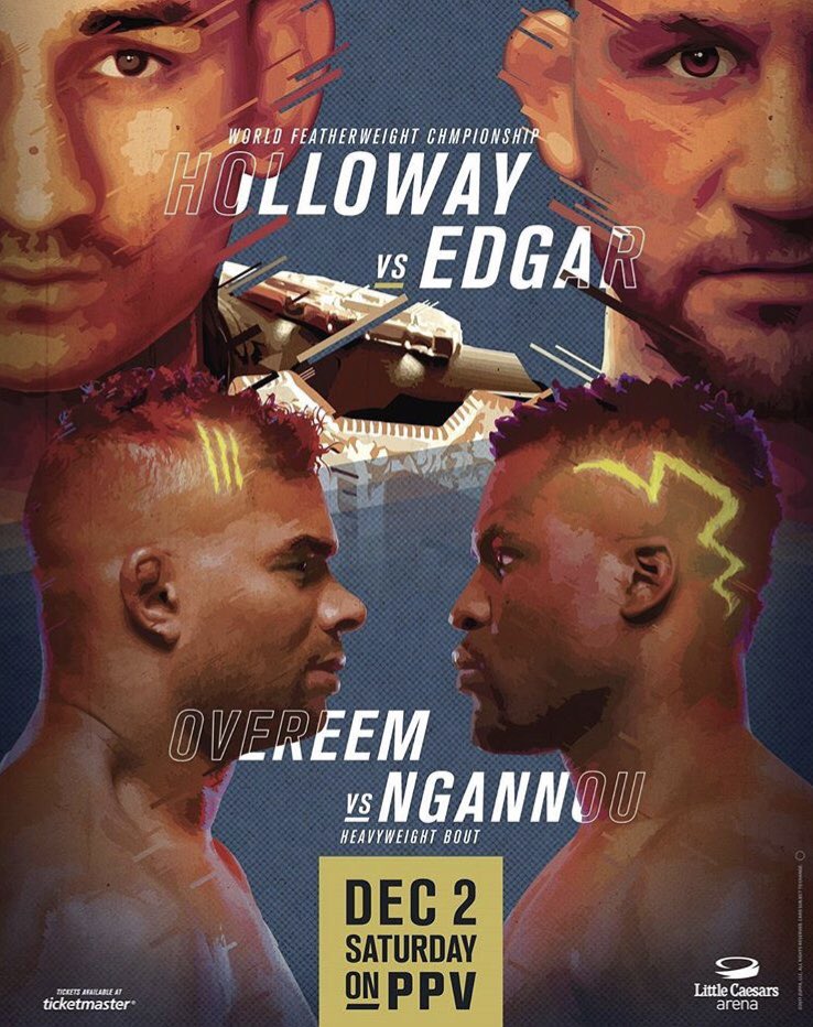Poster/affiche UFC 218 - Detroit