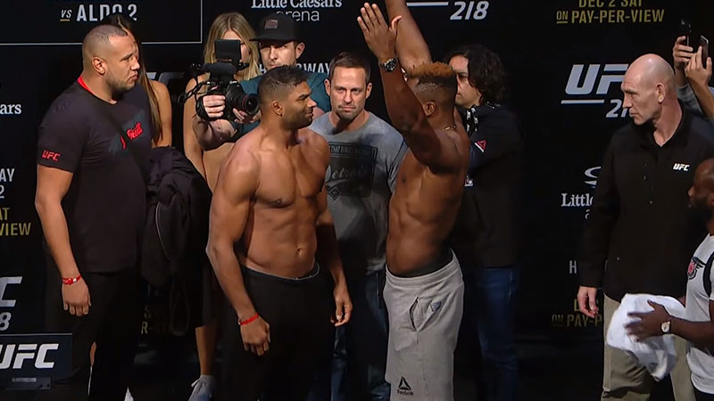 Alistair Overeem contre Francis Ngannou