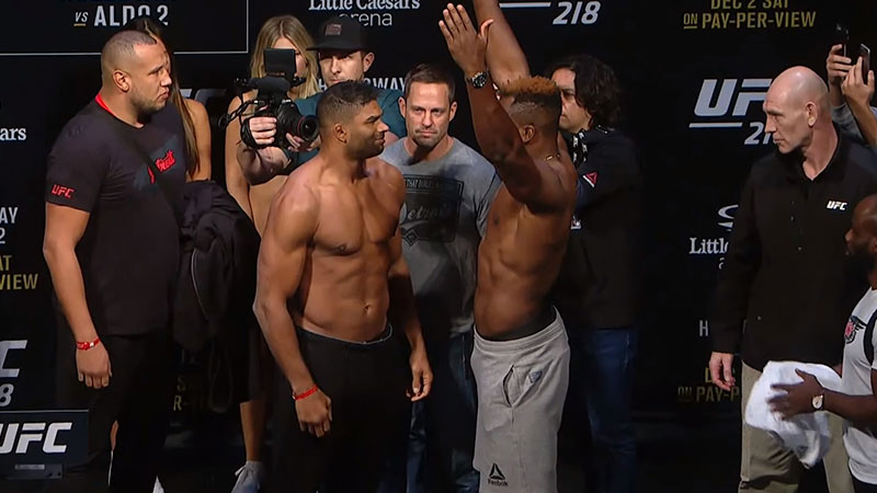 UFC 218 - Alistair Overeem contre Francis Ngannou