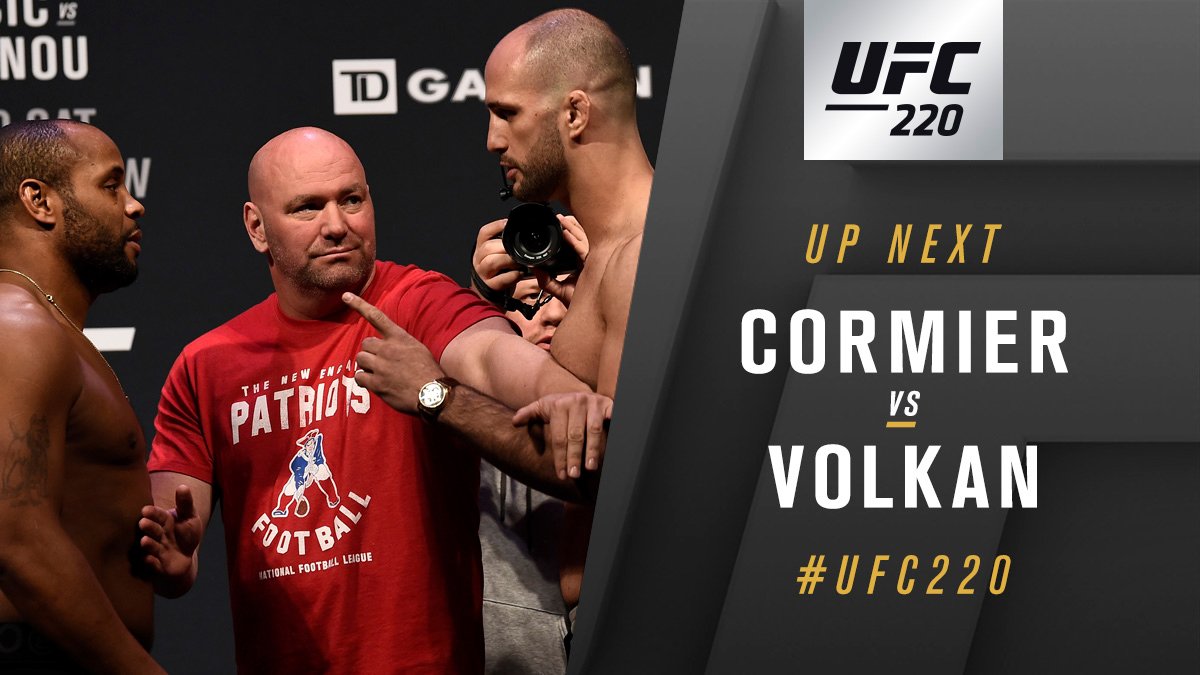 UFC 220 - Daniel Cormier contre Volkan Oezdemir