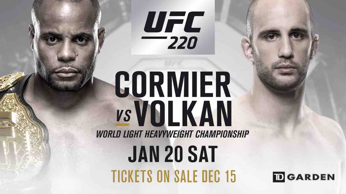 Poster/affiche UFC 220 - Boston