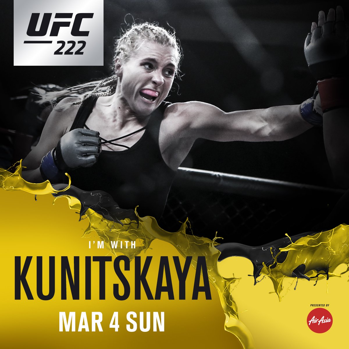 Poster/affiche UFC 222 - las vegas