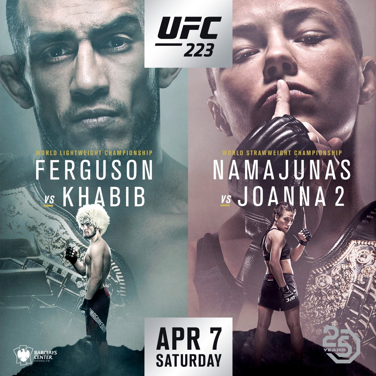 Poster/affiche UFC 223 - New York