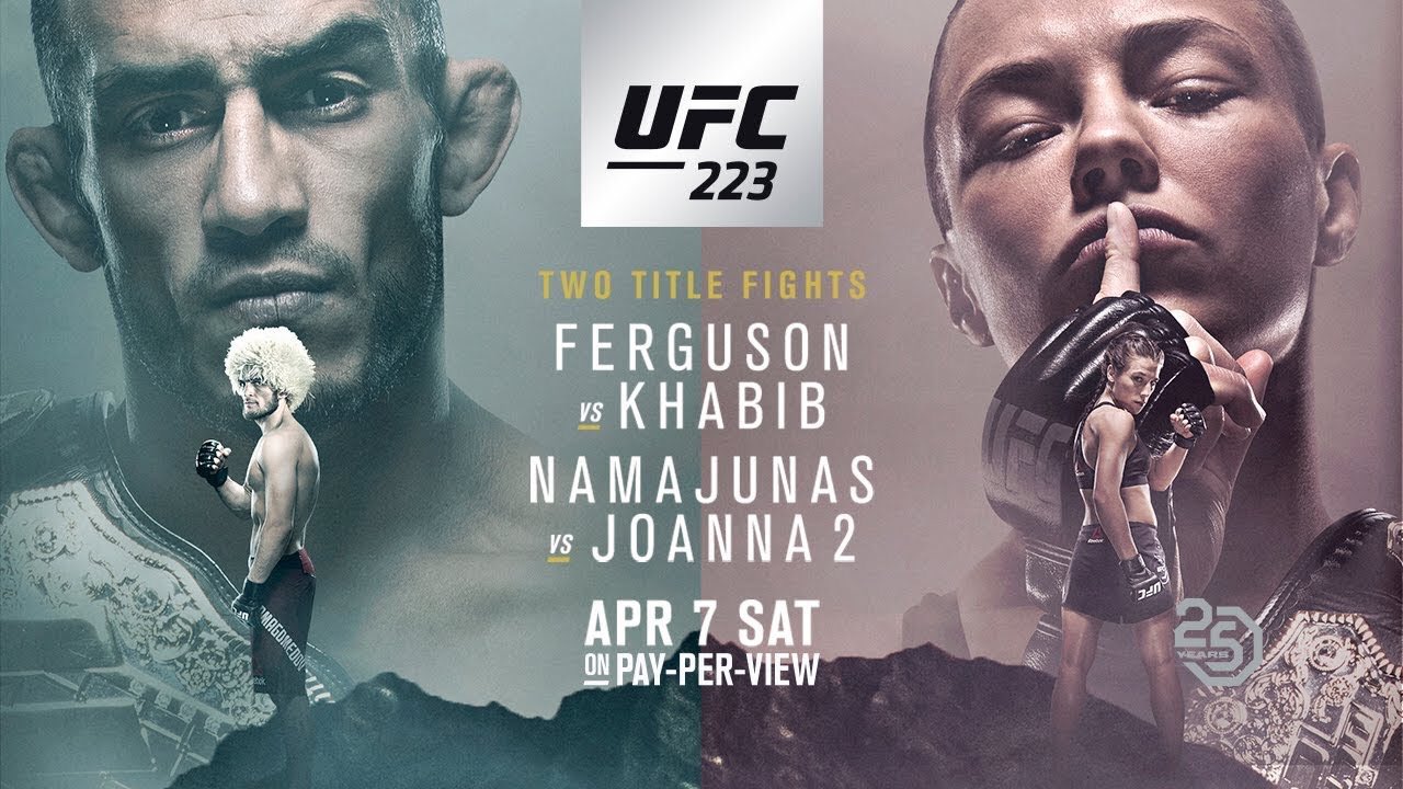 Poster/affiche UFC 223 - New York