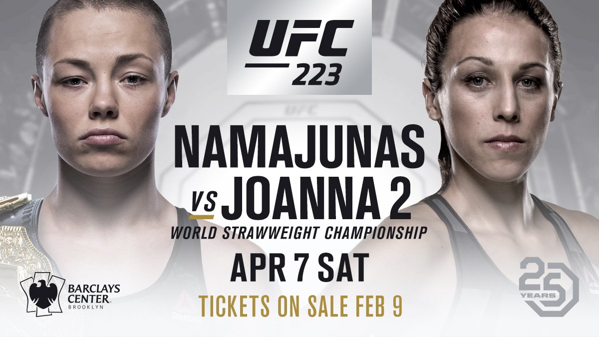 Poster/affiche UFC 223 - New York